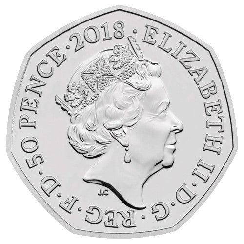 2018 GB 50p Paddington Bear Station BU Cupro Nickel Coin