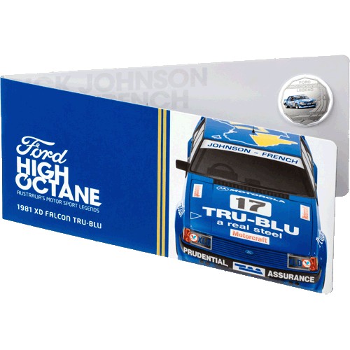 2018 50c Ford Motorsport 6 Coin Collection Cards Only