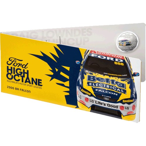 2018 50c Ford Motorsport 6 Coin Collection Cards Only