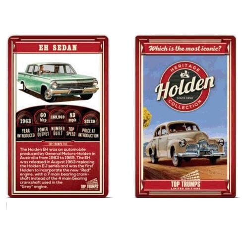 Holden 70th Anniversary Top Trumps Card Game