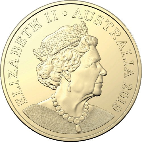 2019 $1 The Sixth Effigy Her Majesty Queen Elizabeth II Uncirculated Coin in Card