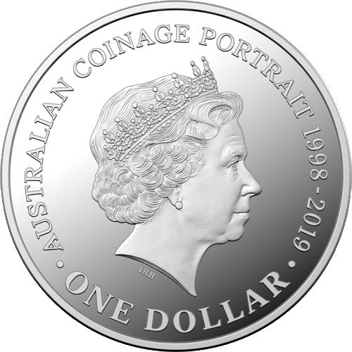 2019 $1 The Sixth Effigy Her Majesty Queen Elizabeth II Fine Silver Proof Coin
