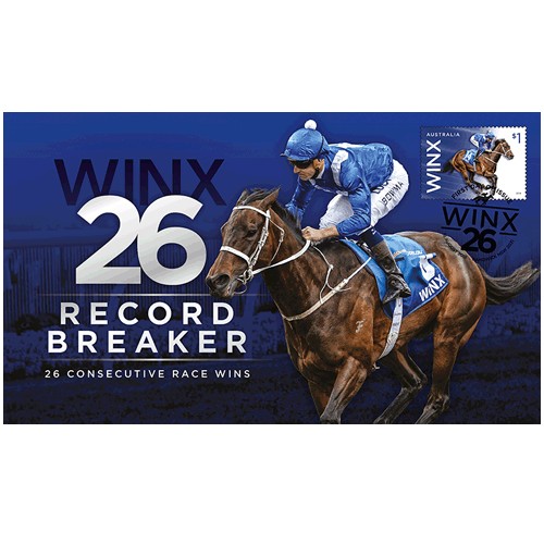 2018 Winx 26 Record Breaker - 26 Consecutive Race Wins First Day Cover