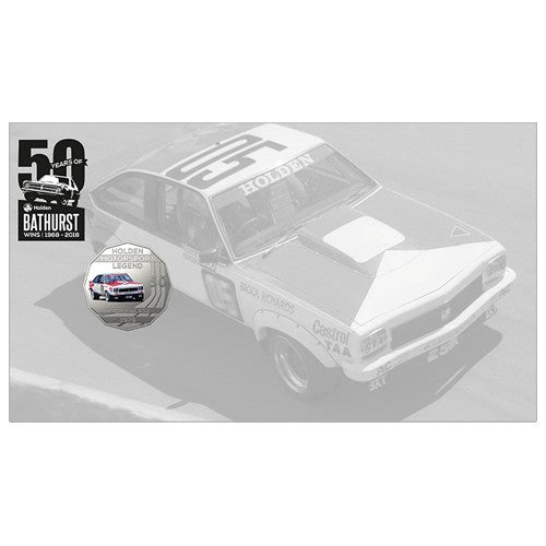 2019 50c 1979 Holden LX Torana A9X Coin & Stamp Cover PNC