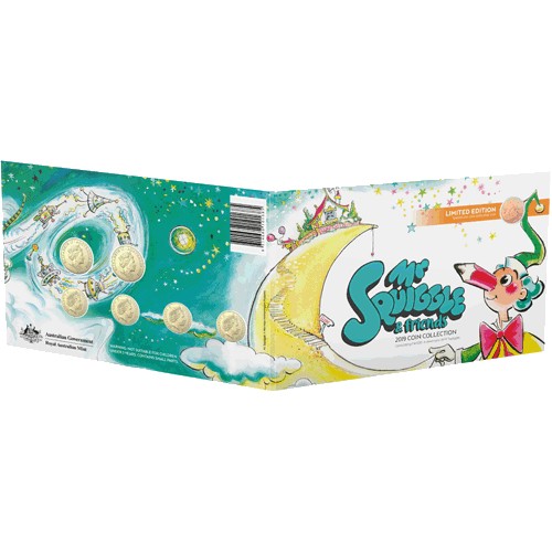 2019 60th Anniversary of Mr Squiggle & Friends 7 Coin Collection