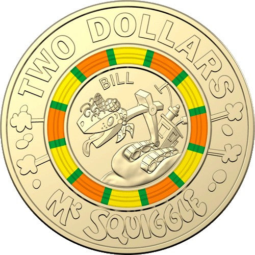 2019 60th Anniversary of Mr Squiggle & Friends 7 Coin Collection