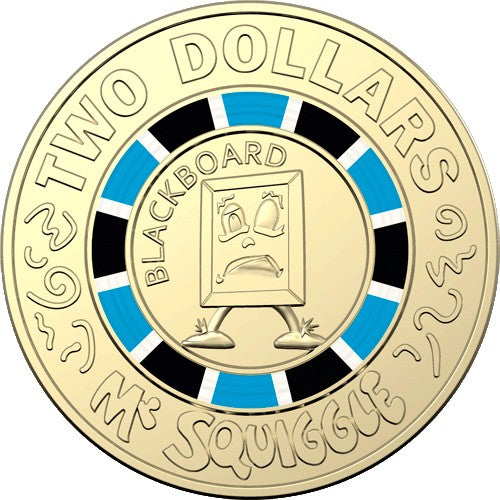 2019 60th Anniversary of Mr Squiggle & Friends 7 Coin Collection