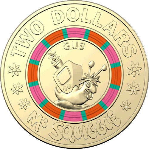 2019 60th Anniversary of Mr Squiggle & Friends 7 Coin Collection