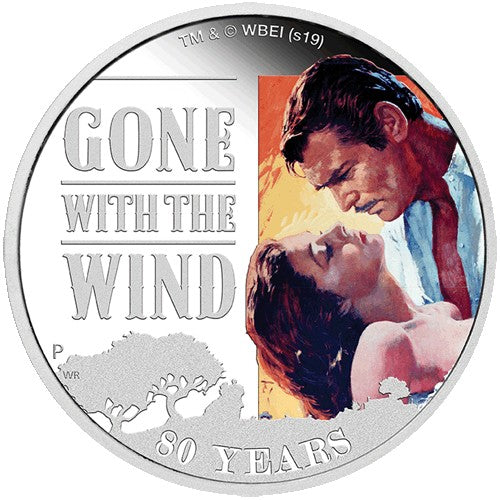 2019 $1 Gone with the Wind 80th Anniversary 1oz Silver Proof Coin