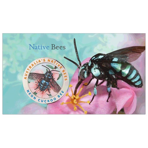 2019 Native Bees Medallion & Stamp Cover PNC