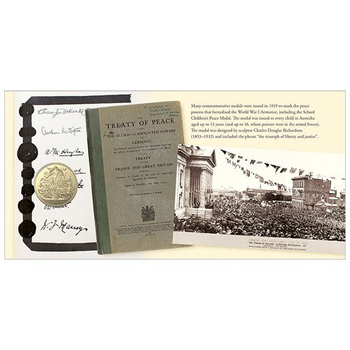 2019 $1 Centenary of the Treaty of Versailles Coin & Stamp Cover PNC