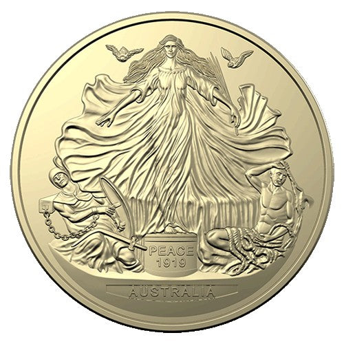 2019 $1 Centenary of the Treaty of Versailles Coin & Stamp Cover PNC