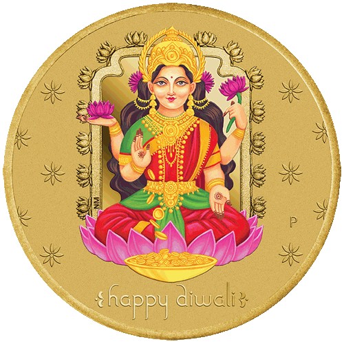 2019 $1 Diwali Coin & Stamp Cover PNC