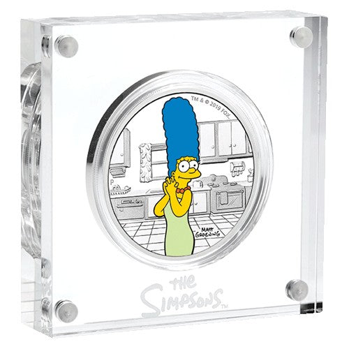 2019 $1 The Simpsons - Marge Simpson 1oz Silver Proof Coin