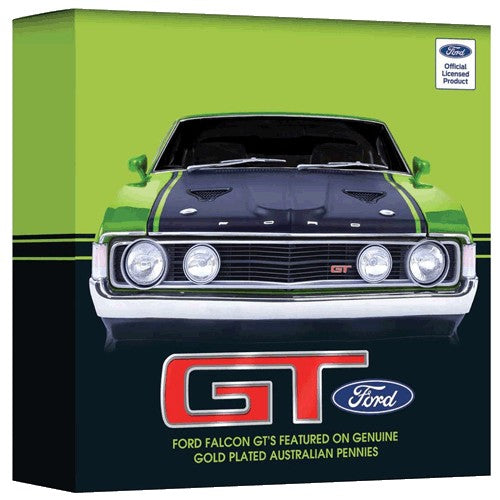 Ford Falcon GT's Gold Plated Enamel Penny Collection