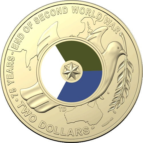 2020 $2 75th Anniversary of the End of World War II Al/Br Uncirculated Coin Pack