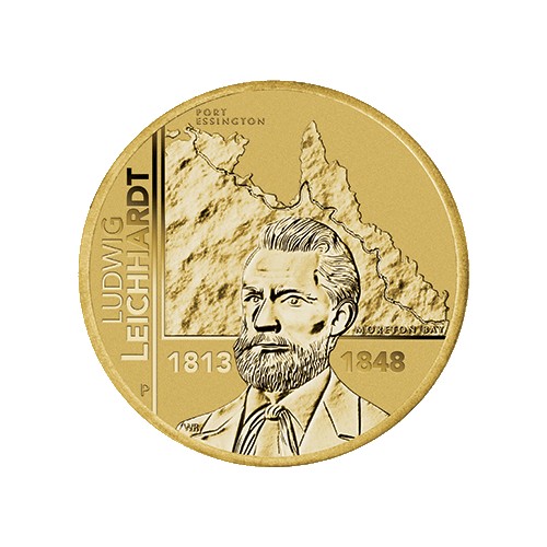 2013 $1 200th Anniversary of Ludwig Leichardt Coin & Stamp Cover PNC