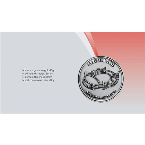 2020 Sports Stadiums Adelaide Oval Medallion & Stamp Cover PNC