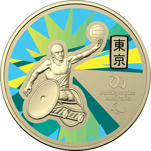 2020 $1 Australian Paralympic Team Ambassador Chris Bond - Wheelchair Rugby Uncirculated Coin in RAM Card
