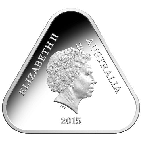 2015 $5 ANZAC Centenary Triangular Silver Proof Coin