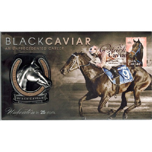 2013 Black Caviar Limted Edition Medallion Cover PNC