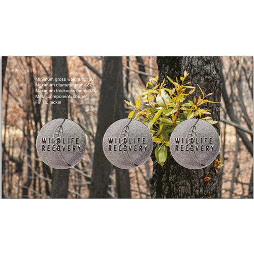 2020 Wildlife Recovery Limited Edition 3 Medallion & Stamp Cover PNC