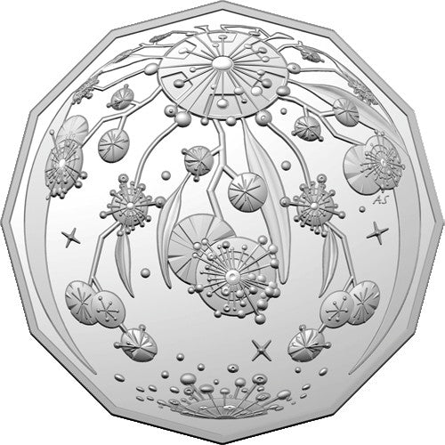 2020 50c Christmas Decoration Uncirculated Coin in Card