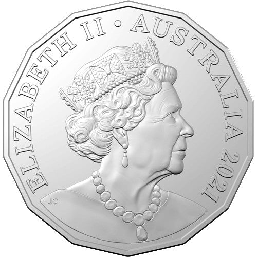 2021 50c Year of the Ox Tetra Decagon Uncirculated Coin