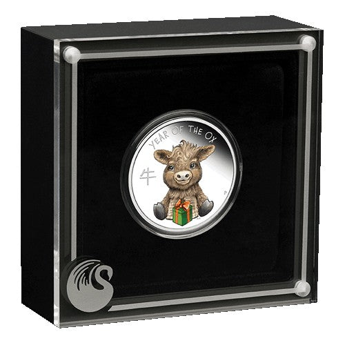 2021 50c Baby Ox 1/2oz Silver Proof Coin