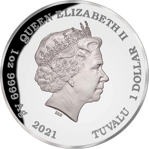 2021 $1 Deadly & Dangerous Series - Australia's Stingray 1oz Silver Proof Coin