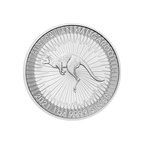 2021 $1 Australian Kangaroo 1oz Silver Bullion Coin