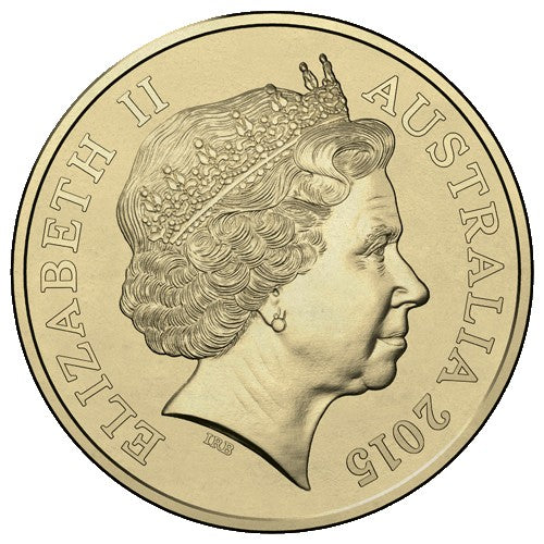 2015 $1 Mob of Roos P Privy Mark Perth ANDA Show Coin in Card