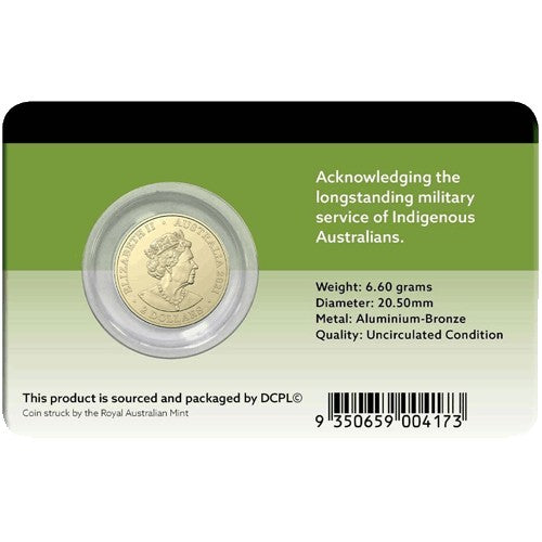 2021 $2 Indigenous Service Al/Br Coloured Coin Pack