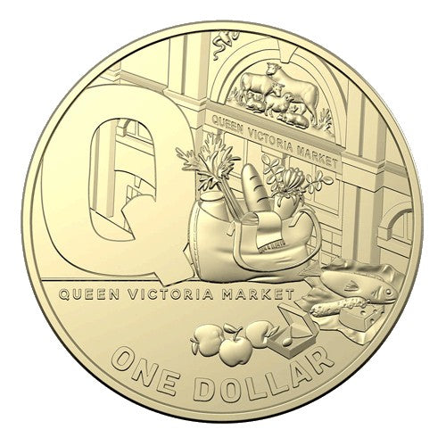 2021 $1 National Heritage Australia - Queen Victoria Market Coin & Stamp Cover PNC
