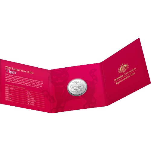 2022 50c Year of the Tiger Tetra Decagon Uncirculated Coin