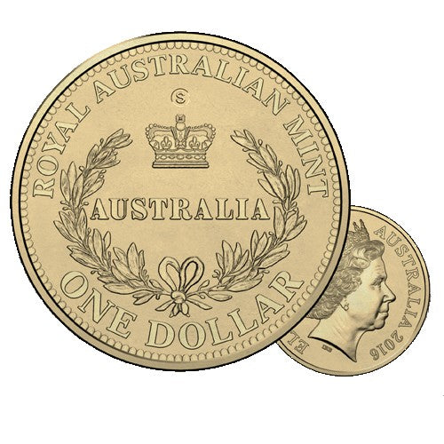 2016 $1 Australia's First Mints S Sydney Counterstamp Unc Coin in Card
