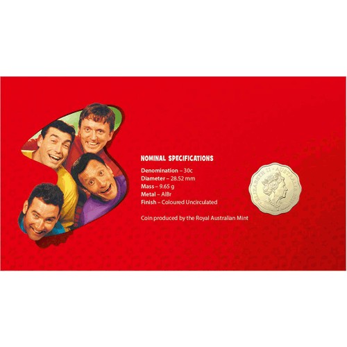 2021 30c 30 Years of the Wiggles Original Coin & Stamp Cover PNC