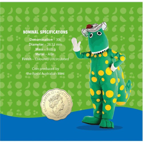 2021 30c 30 Years of the Wiggles Original Coin & Stamp Cover PNC
