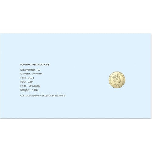2022 $2 Frontline Workers Al/Br Coloured Coin & Stamp Cover PNC