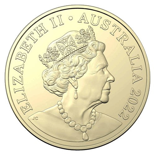 2022 $2 Frontline Workers Al/Br Coloured Uncirculating Coin in 2x2