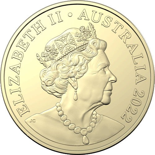 2022 $2 Australian Honey Bee Al/Br Coloured Circulating Mint Roll