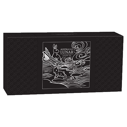2023 Year of the Rabbit Three Coin Silver Set