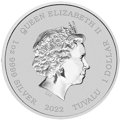 2022 $1 The Phantom 1oz Silver Coin in Card