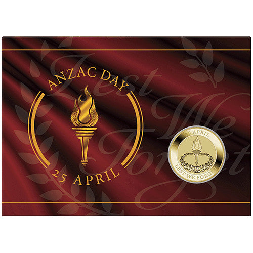 2023 $1 ANZAC Day Uncirculated Coin in Card