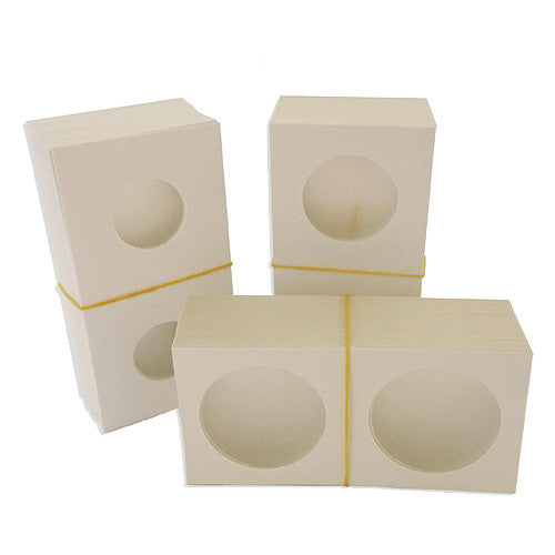 Renniks Coin Mounts 48mm Pack of 25 Self Adhesive Mounts