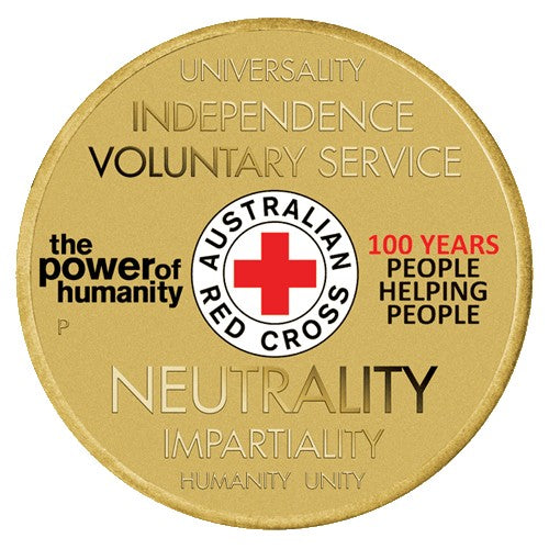 2014 $1 100th Anniversary of the Australian Red Cross Coin & Stamp Cover PNC
