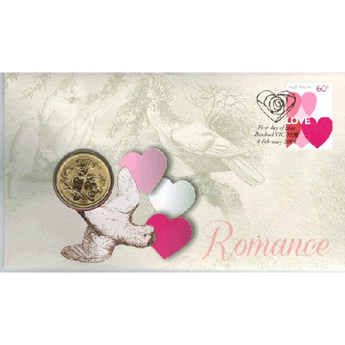 2014 $1 Romance Coin & Stamp Cover PNC