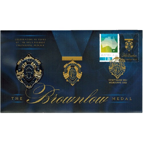 2014 Brownlow Medal Stamp & Coin Cover PNC Limited Edition