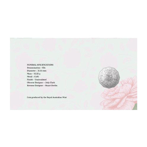 2023 50c Queen Elizabeth II In Memoriam 1926-2022 Coin & Stamp Cover PNC INsert