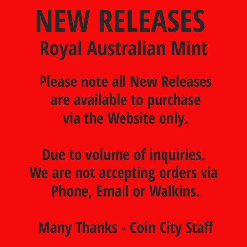 Royal Australian Mint December 2023 Releases Notice - THIS IS NOT A PURCHASEABLE ITEM